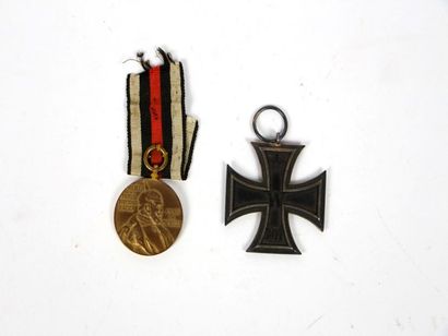 null Allemagne Ordre de la Croix de fer. Croix de 2è classe, 1914. Argent, SF. On...