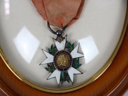 null France Ordre de la Légion d'honneur. Étoile de Chevalier, 1er type. Argent,...