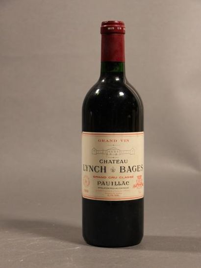 null 1B CHÂTEAU LYNCH BAGES (e.l.s.) GCC5 Pauillac 1990