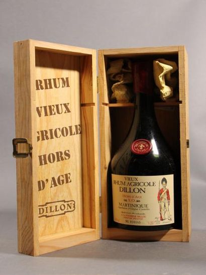 null 1Mag VIEUX RHUM AGRICOLE HORS D'ÂGE XO 43° (Caisse Bois) Dillon NM 