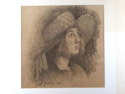 null Emile ANCELET (1865-1951)

Portrait de sa fille

Fusain sur papier, signée et...