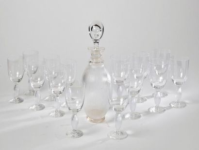 null LALIQUE FRANCE

Partie de service "Langeais" en cristal comprenant :

- 7 verres...