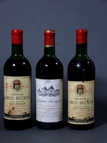 null 2 B CHÂTEAU LARCIS DUCASSE (1 H.E; 1 M.E.+; e.t.h.) GCC St Emilion 1970	

1...