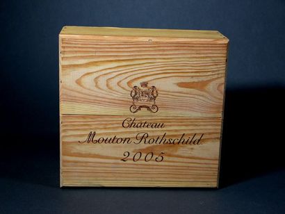 null 3 B CHÂTEAU MOUTON ROTHSCHILD (Caisse Bois) GCC1 Pauillac 2005