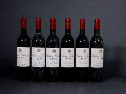 null 6 B CHÂTEAU POTENSAC (e.t.h. légères à e.t.h.) Médoc 1990

