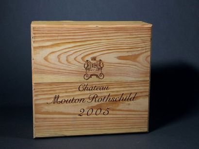 null 3 B CHÂTEAU MOUTON ROTHSCHILD (Caisse Bois) GCC1 Pauillac 2005