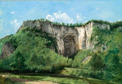 Ecole française vers 1850 
Vue des grottes de La Loue

Toile

51,5 x 73,5 cm