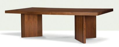 Pierre Jeanneret (1896-1967) Table dite Library table
Teck, placage de teck
76 x...
