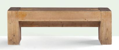 GUY REY MILLET (1929) Banc
Pin
43 x 122 x 29.5 cm.
1972

Bench
Pine
16.93 x 48.03...