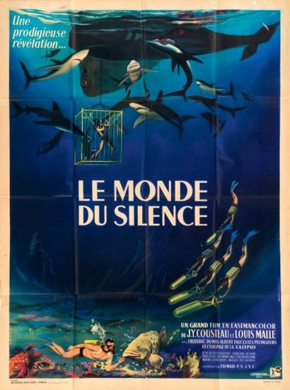null Le Monde du silence (Y. Cousteau) - Ill. Allard. Affiches Gaillard.
160 x 120...