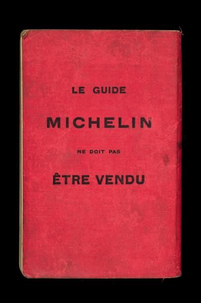 null Guide MICHELIN 1900 - Exemplaire de la première édition du prestigieux guide...