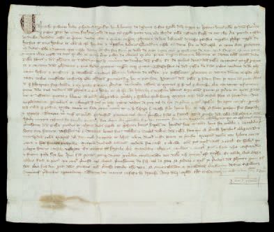 null [CHER]. [AVORD].
Ensemble de 9 chartes sur parchemin, datées 1272 à 1510.
1....