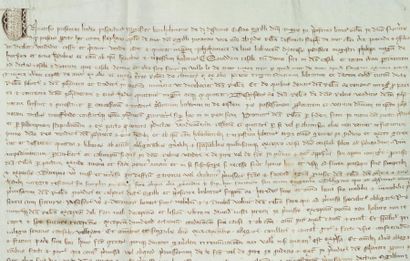 null [CHER]. [AVORD].
Ensemble de 9 chartes sur parchemin, datées 1272 à 1510.
1....