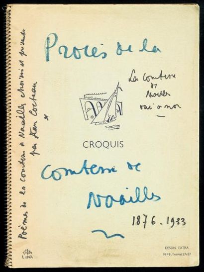 COCTEAU Jean (1889-1963) 
Ensemble de manuscrits et lettres autographes, relatifs...
