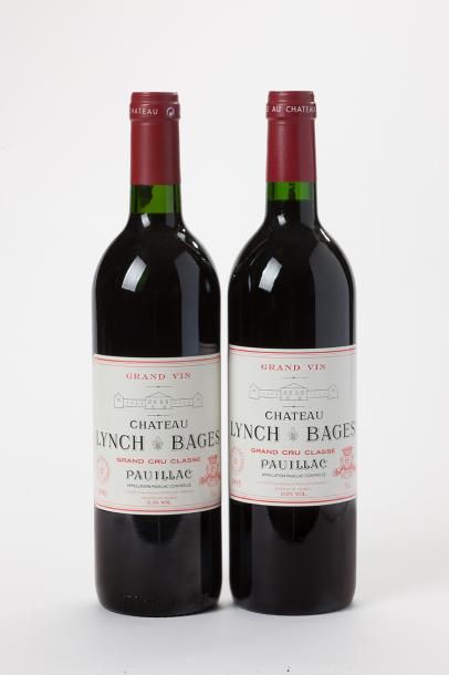 2 bouteilles Château Lynch-Bages - Pauillac...