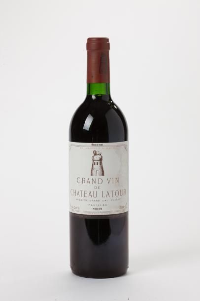 null 4 bouteilles Château Latour - Pauillac GCC 1989