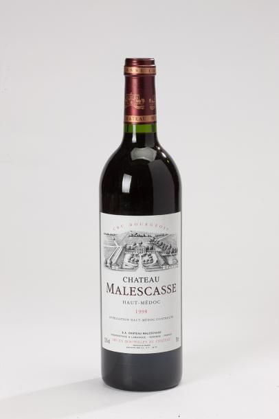 6 bouteilles Chateau Malescasse - Médoc AOC...