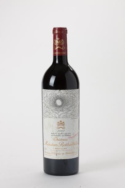 null 4 bouteilles Chateau Mouton-Rothschild - Pauillac GCC étiquettes très légèrement...