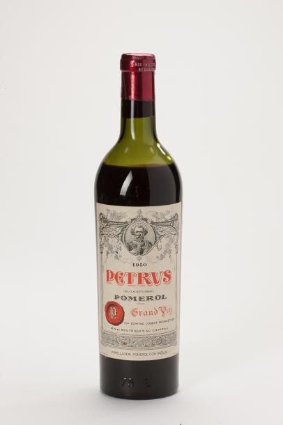 1 bouteille Château Pétrus - étiquette légèrement...