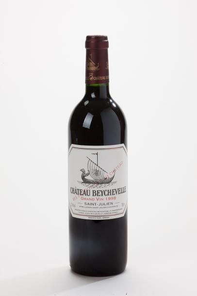 null 1 bouteille Château Beychevelle - Saint Julien GCC 1998