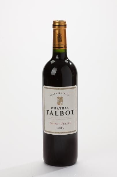 null 2 bouteilles Château Talbot - Saint Julien GCC 2005