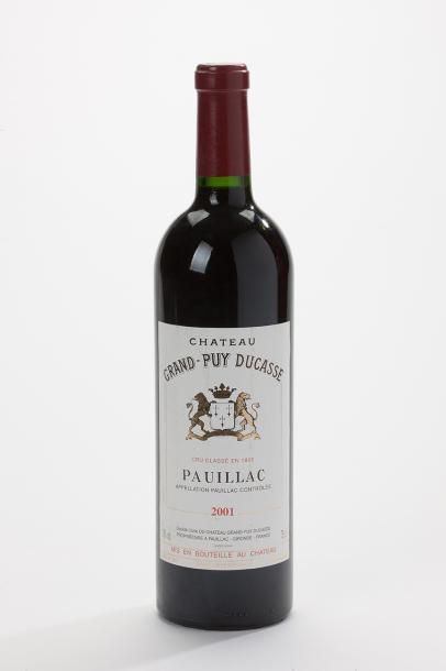 null 4 bouteilles Château Grand Puy Ducasse - Pauillac GCC - 1 é.t.a./1 é.l.a. 2...