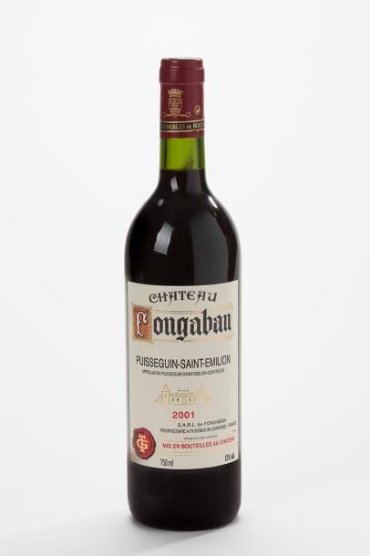 null 3 bouteilles Château Fongaban - Puisseguin Saint Emilion AOP 2001 
