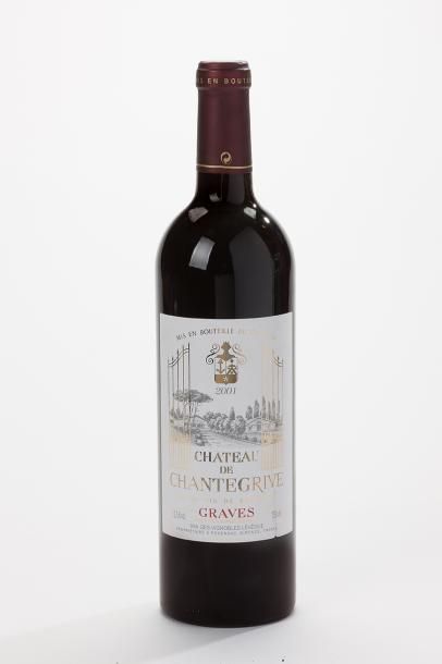 null 4 bouteilles Château Chantegrive - Graves AOP 2001