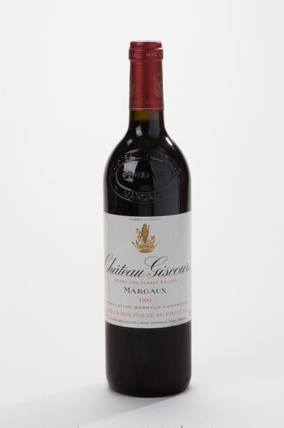 null 3 bouteilles Château Giscours - Margaux GCC - 1 é.l.s./1 é.t. 1999
