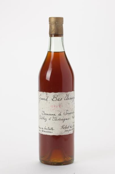  1 bouteille Grand Bas Armagnac - Domaine de Jouanda R. de Poyferré 1908