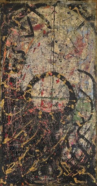 James BROWN (1918-1991) Composition abstraite, 1959
Huile et technique mixte sur...