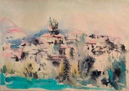 Mykola Vasyl KRYCHEVSKY (1898-1961) Vues de Marseille, 1940
Deux aquarelles, signées...