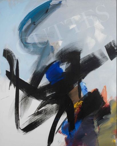 Jean MIOTTE (1926-2016) Composition, 1989
Acrylique sur toile, signée et datée en...