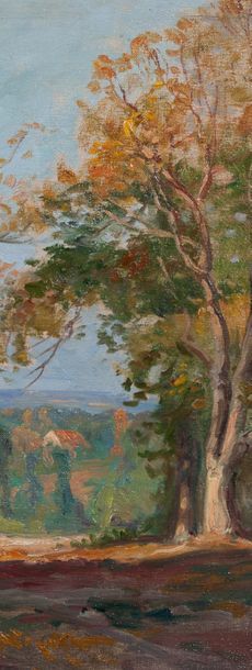 Armand GUILLAUMIN (1841-1927) Paysage d'Ile de France, vers 1890
Huile sur toile,...