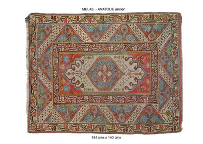 null MELAS (Asie Mineure, Turquie), vers 1870/80



A décor géométrique 

Très large...
