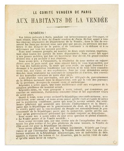 null + 28 NOVEMBRE 1870
20c Siège obl. càd rouge PARIS (SC) sur circulaire du COMITE...