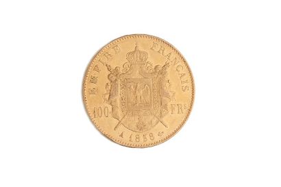 null France
Napoléon III - 100 francs - 1858 A usures sur les points hauts
M 140...