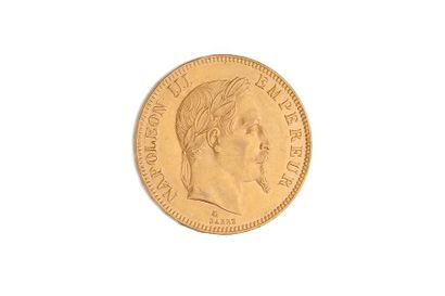 null France
Napoléon III - 100 francs - 1866 A légères griffures à 10h au revers
M...