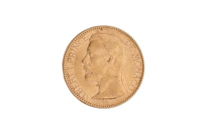 null Monaco
Albert I - 100 francs - 1904 monnaie ayant circulée avec quelques marques
Fr...