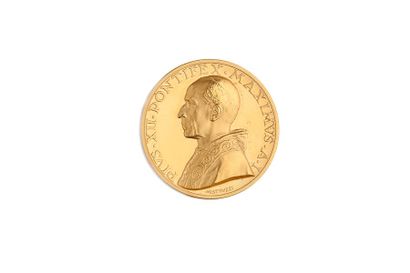 null Vatican
Pie XII - Médaille Mistruzzi - 1939 médaille annuelle an 1, superbe...
