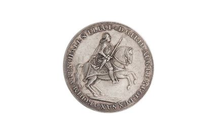 null Saxe
Frédéric Auguste - 1 thaler - 1741 monnaie polie 26gr