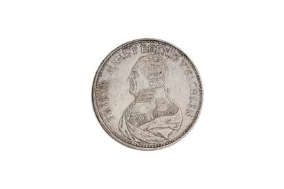 null Saxe
Frédéric Auguste - 1 thaler des mines - 1824 monnaie nettoyée 28gr