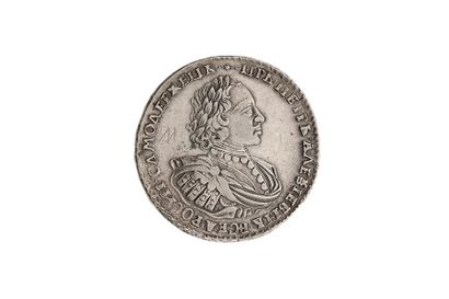 null Russie
Pierre I - 1 rouble - 1721 usure plus importante sur ce deuxième exemplaire...