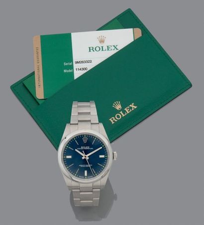 ROLEX Oyster perpetual Vers 2018 Ref 114300 N° 9M263322
Modèle homme automatique...