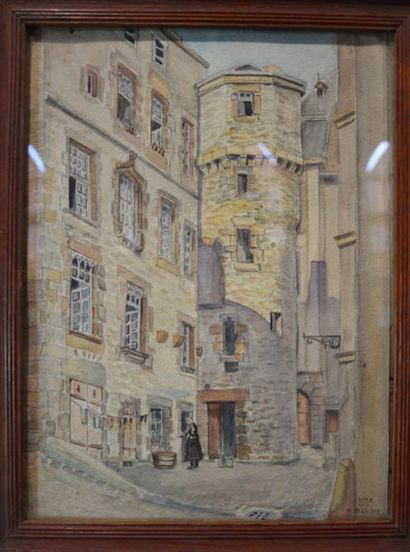 null ANDRES LUNA (1887-1952)

Saint Malo 1918

Aquarelle sur papier, signée en bas...