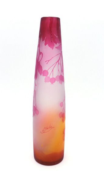 null ETABLISSEMENT GALLE

Vase soliflore en verre multicouche de couleur rose et...