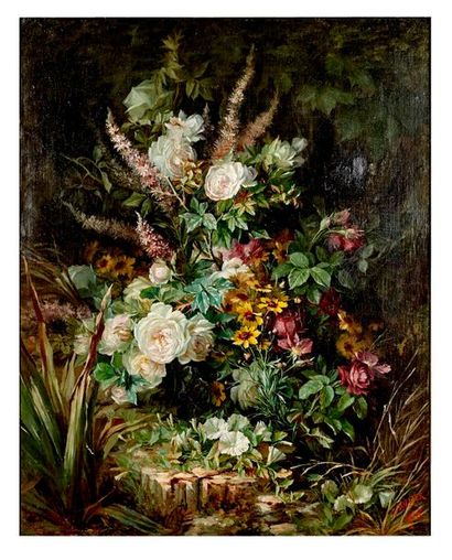 null Camille GORLIER (XIXème siècle) 

Nature morte au bouquet

Huile sur toile,...