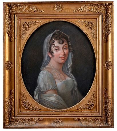 null Ecole française du XIXème siècle

Femme au voile

Pastel sur papier

62.5 x...