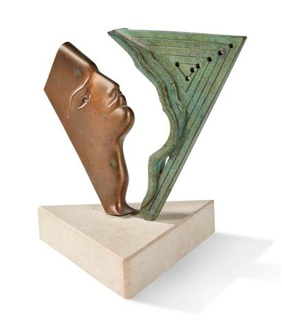 null JEAN COCTEAU (1889-1963)

"L'éveil"

Bronze à patine dorée et verte

Atelier...