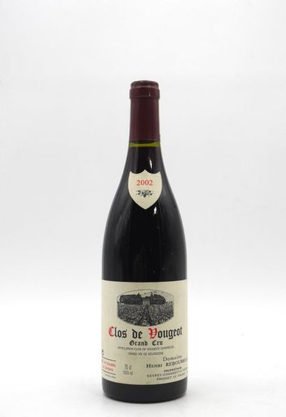 null 1 B CLOS DE VOUGEOT (Grand Cru) Henri Rebourseau 2002